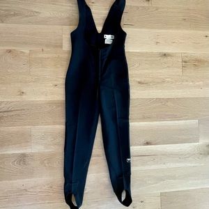 Obermeyer Wool Ski Bunny Snow Bib overalls pants size 8 fits like 2 or 4.